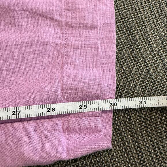 house of harlow linen wide leg lilac pants - Picture 6 of 8
